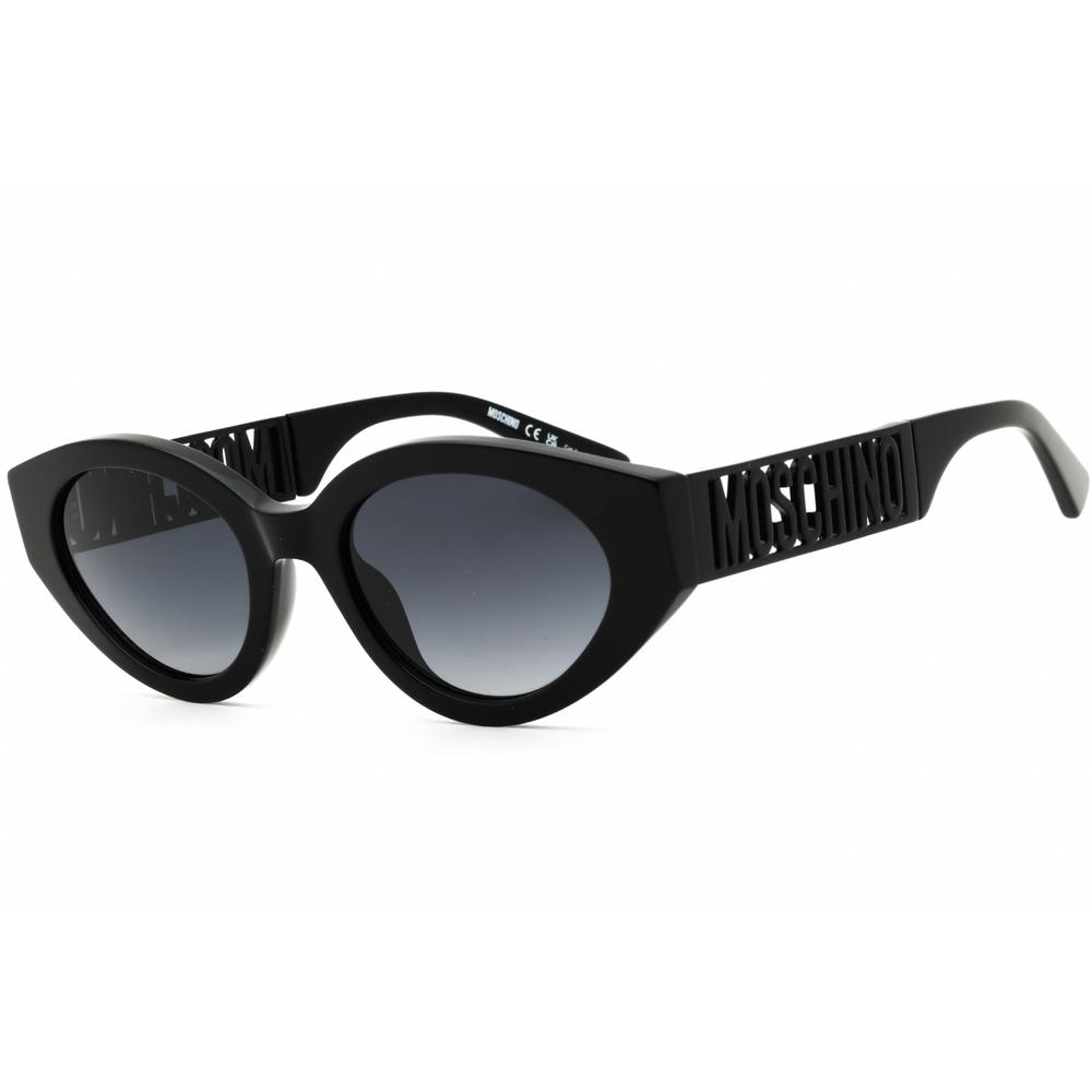 Moschino MOS160/S Sunglasses Black Plastic Oval